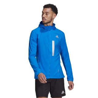 adidas Running Training Jacket Marathon Translucent Jacket (regular, lightweight, breathable) blue Men